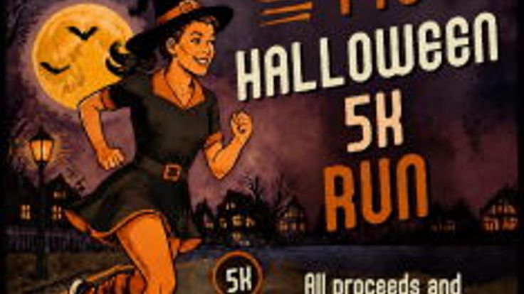 Fairview High PTO Halloween 5K- Run for the Library cover