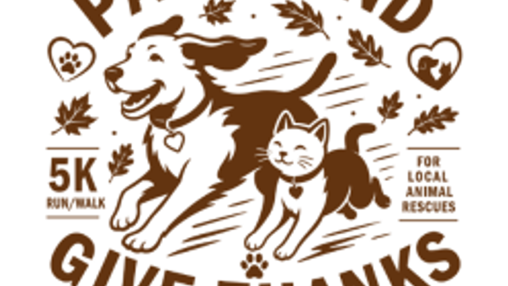Paws and Give Thanks Rescue Run 5K cover