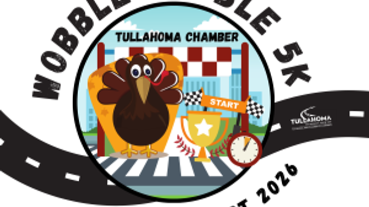 Tullahoma Area Chamber of Commerce Wobble Gobble 5k cover