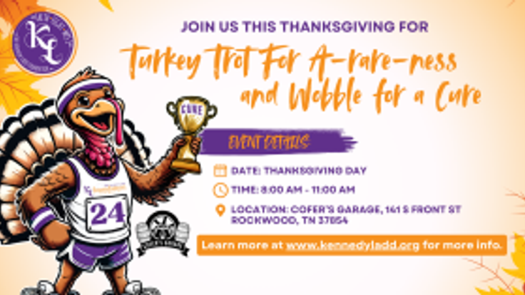 Turkey Trot for A-Rare-Ness: MPS1 and Wobble for a Cure + Pancake Breakfast cover