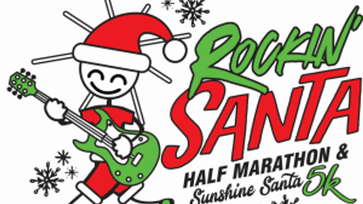 Rock'in Santa Half Marathon & Sunshine Santa 5K cover