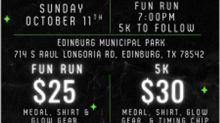 Hidalgo County 4-H Glow Run Clover 5K & Fun Run cover