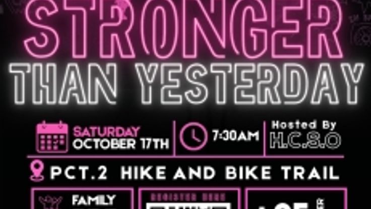 1st Annual 5K Stronger Than Yesterday cover