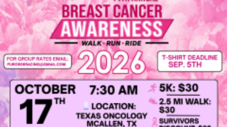 14th Annual Breast Cancer Awareness Walk, Run, Ride cover