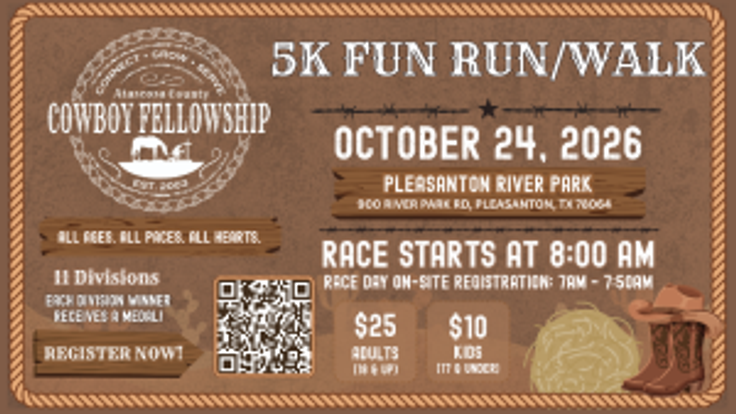 Cowboy Fellowship 5K Fun Run cover