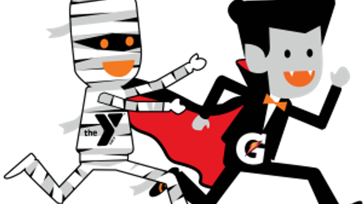 YMCA Gatorade Halloween Hustle 10K & 2 Mile Family Walk cover