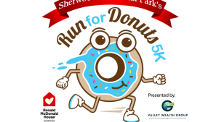Sherwood Memorial Park's Run for Donuts 5K and Fun Run cover
