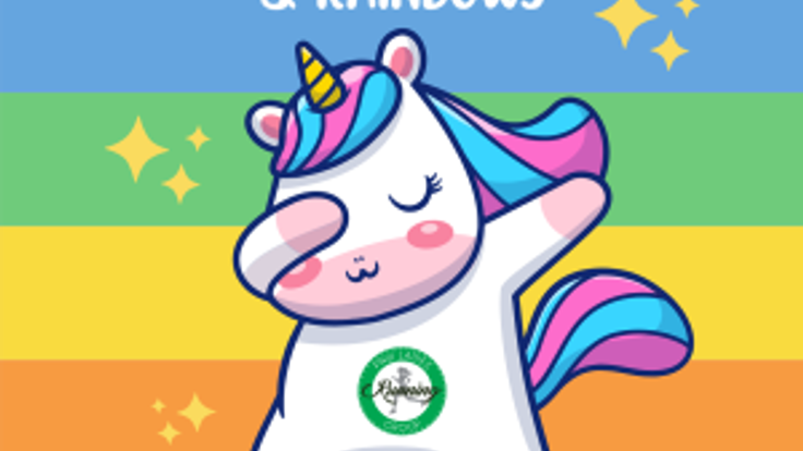 Unicorns & Rainbows 5k cover