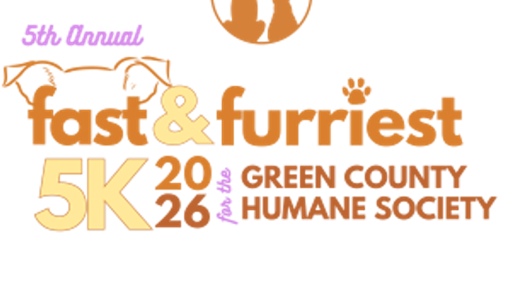 Fast & Furriest 5K Benefitting the Green County Humane Society cover