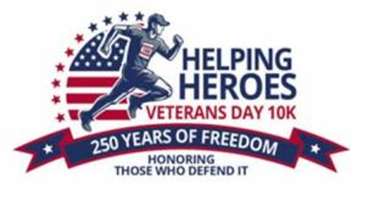 Helping Heroes Veterans Day 10K cover